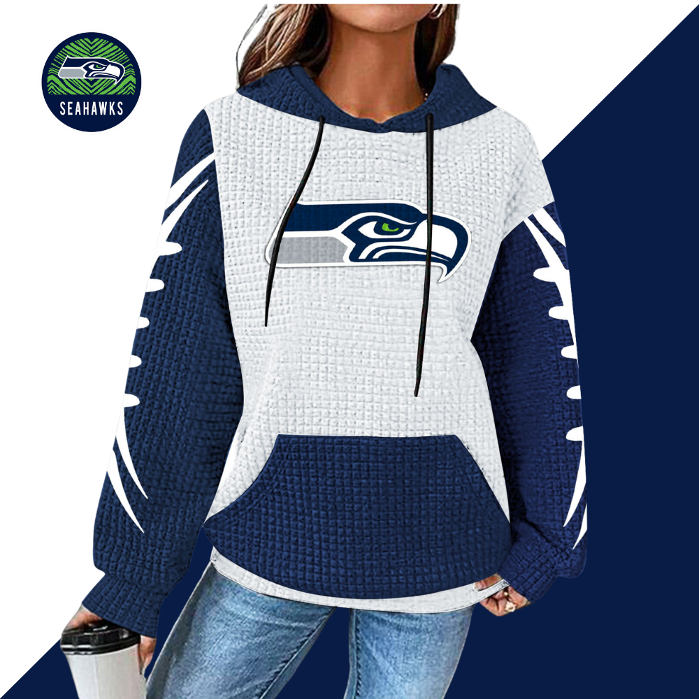 Casual printed Hoodie for men and women-Seattle Seahawks - fitnfan
