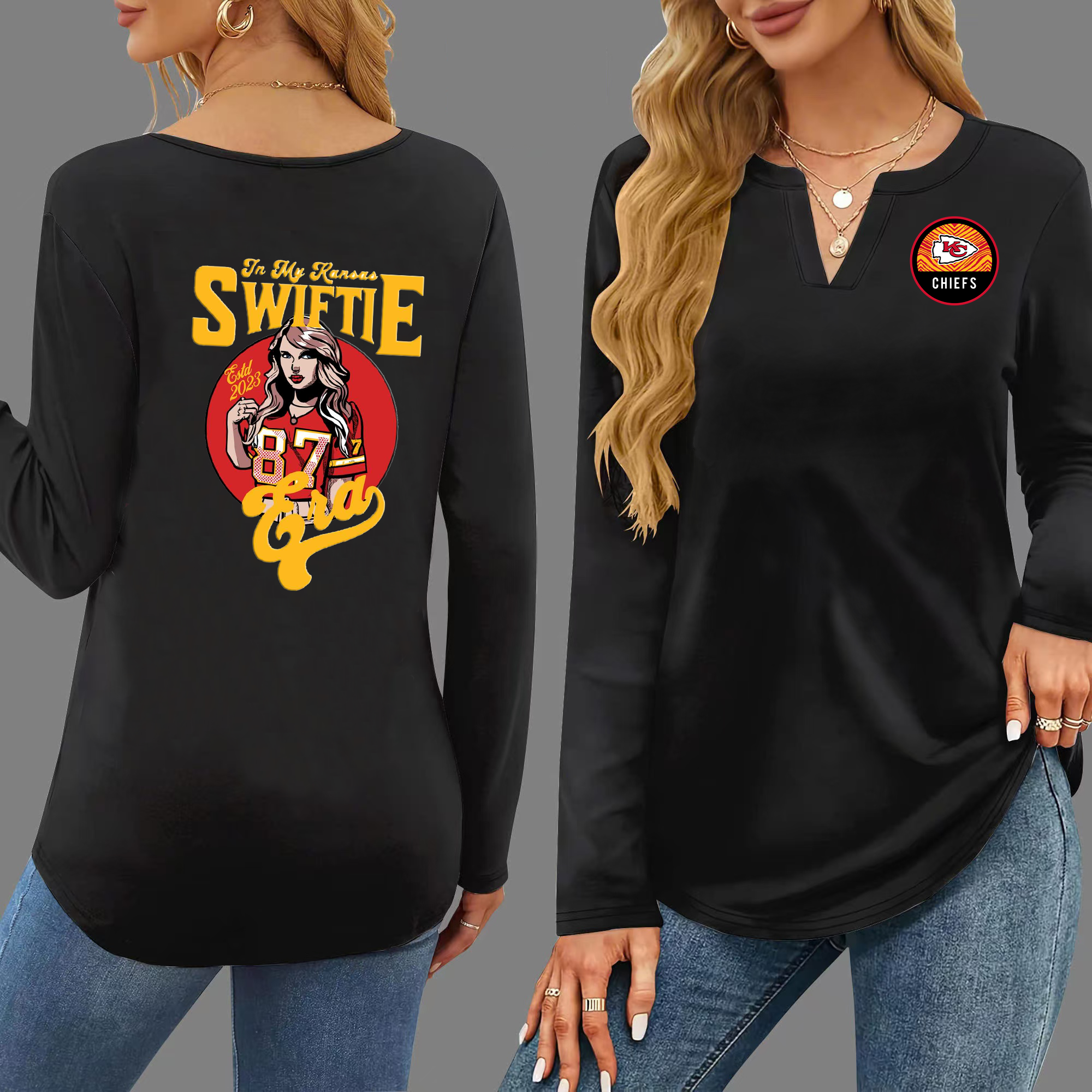 Women' sprinted sweatshirt - fitnfan