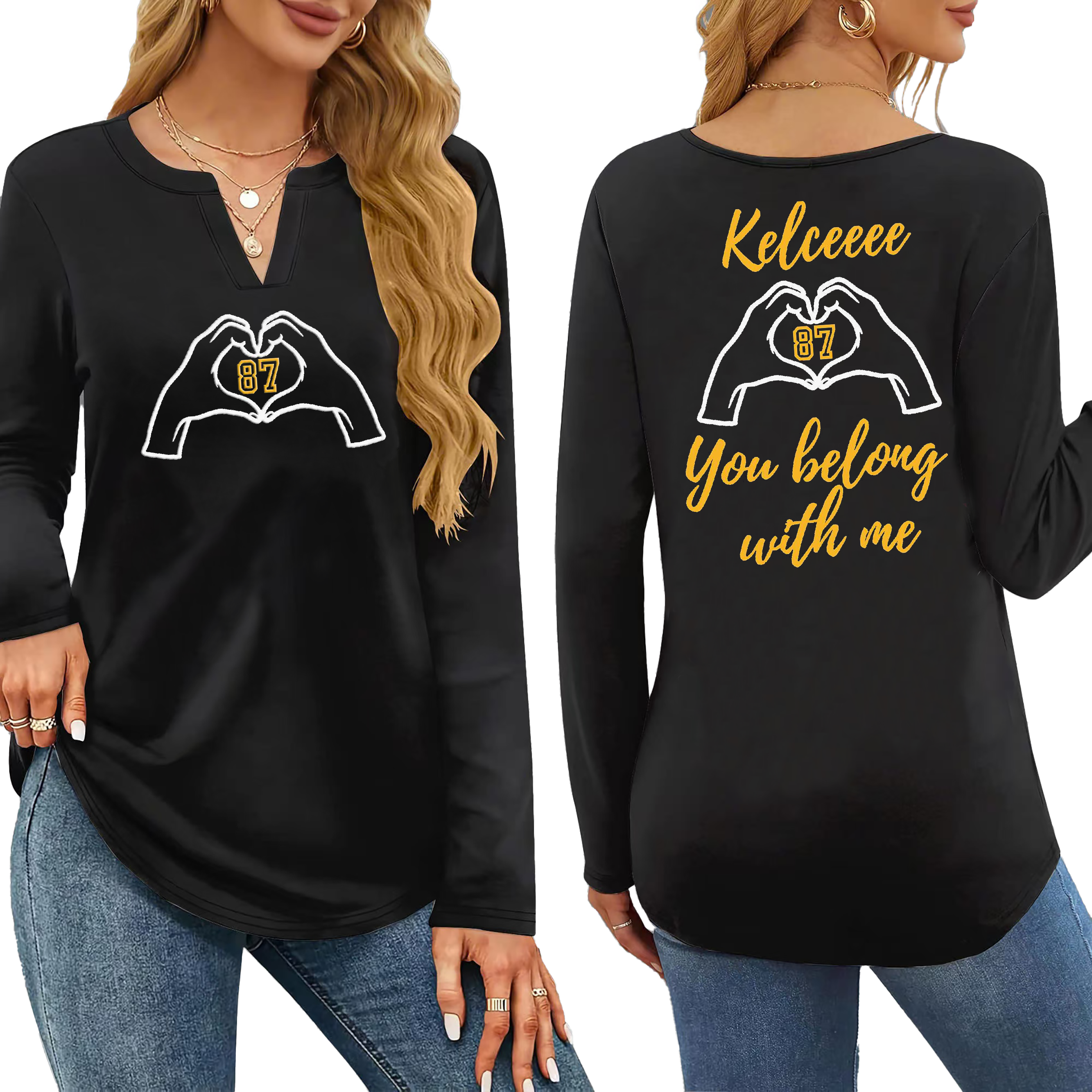 Women' sprinted sweatshirt - fitnfan