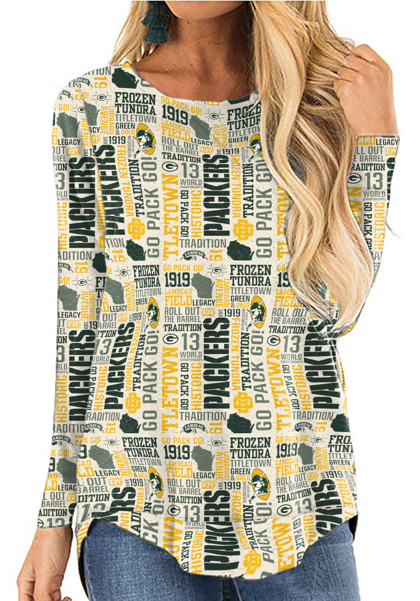Printed full-body sweatshirt - fitnfan