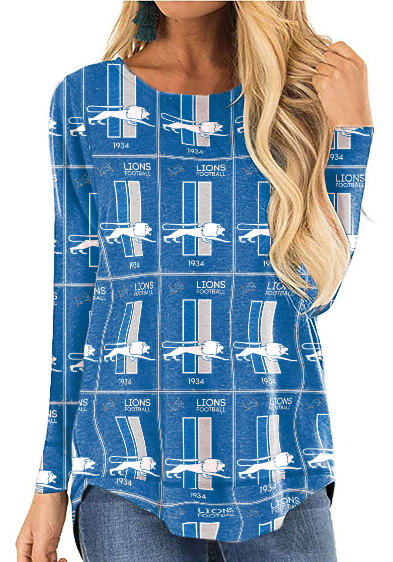 Printed full-body sweatshirt - fitnfan
