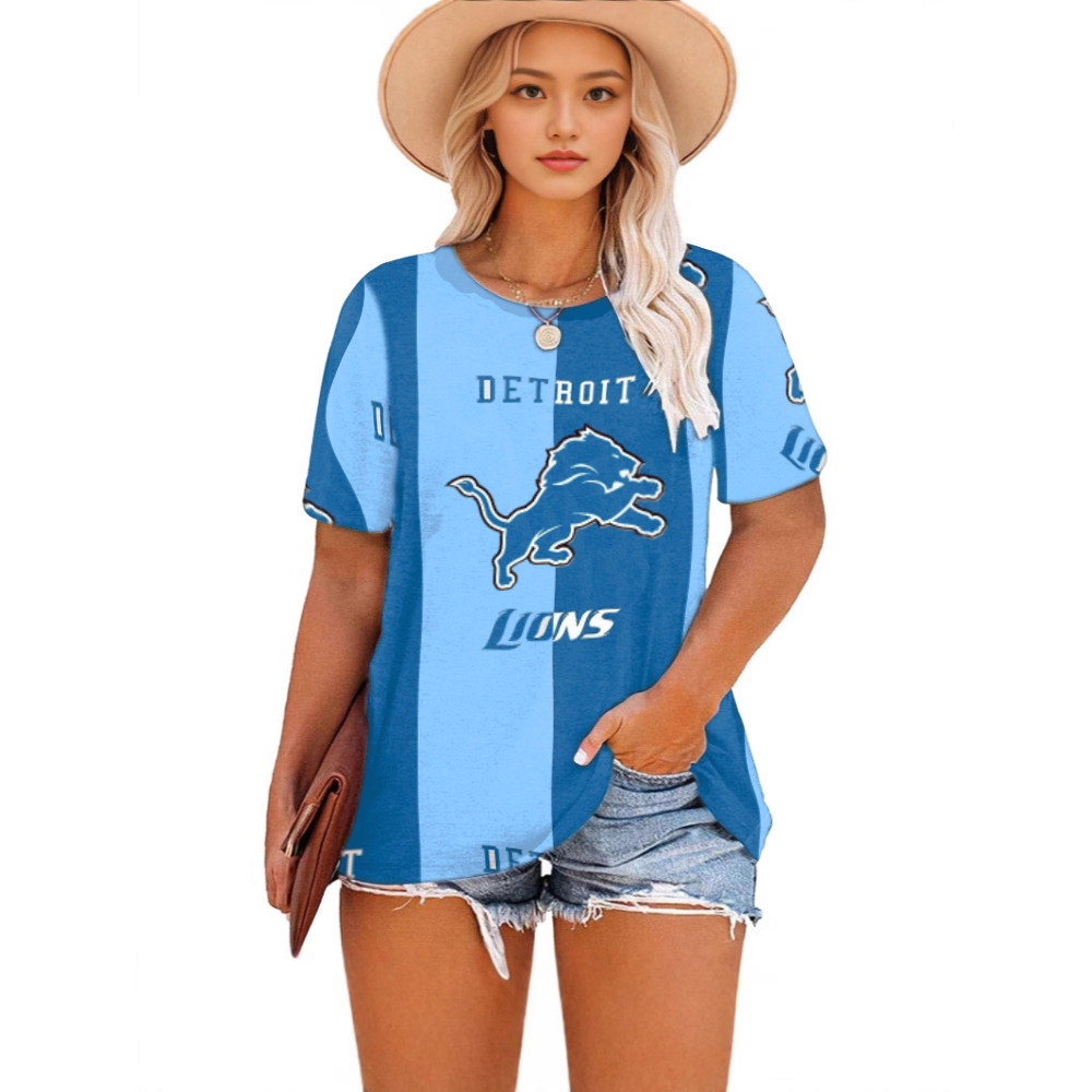 Printed casual crew neck pullover T-shirt for women - fitnfan