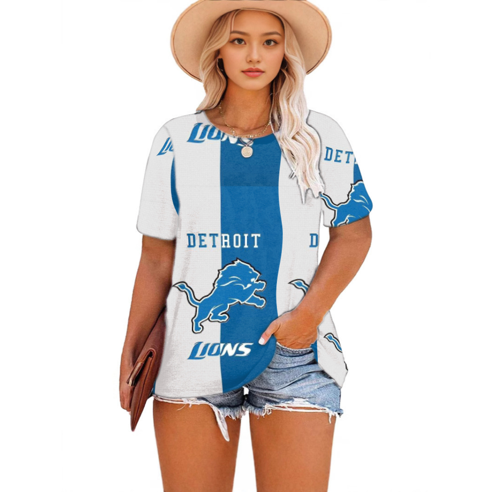 Printed casual crew neck pullover T-shirt for women - fitnfan