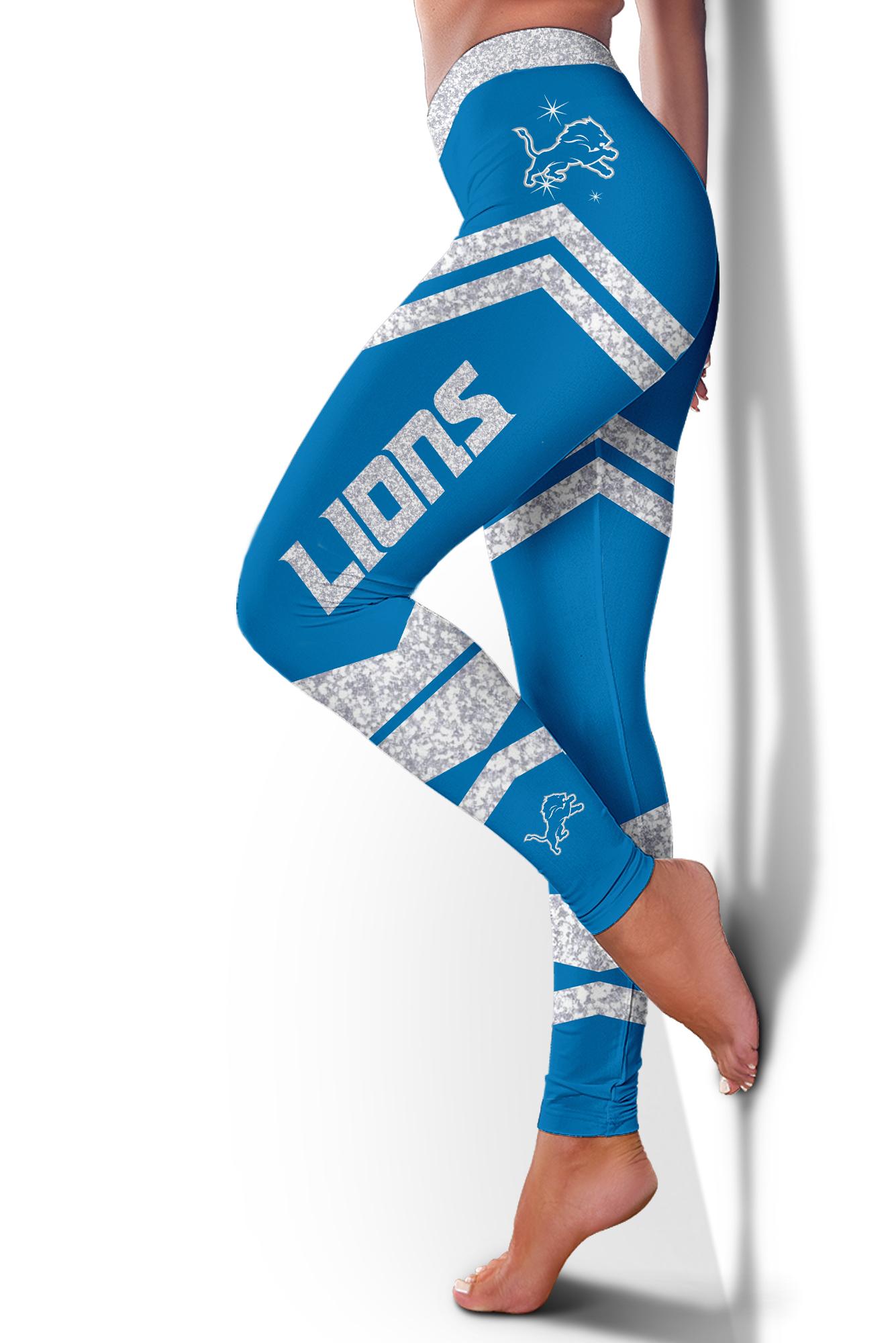 Detroit Lions Limited Edition 3D Printed Leggings - fitnfan