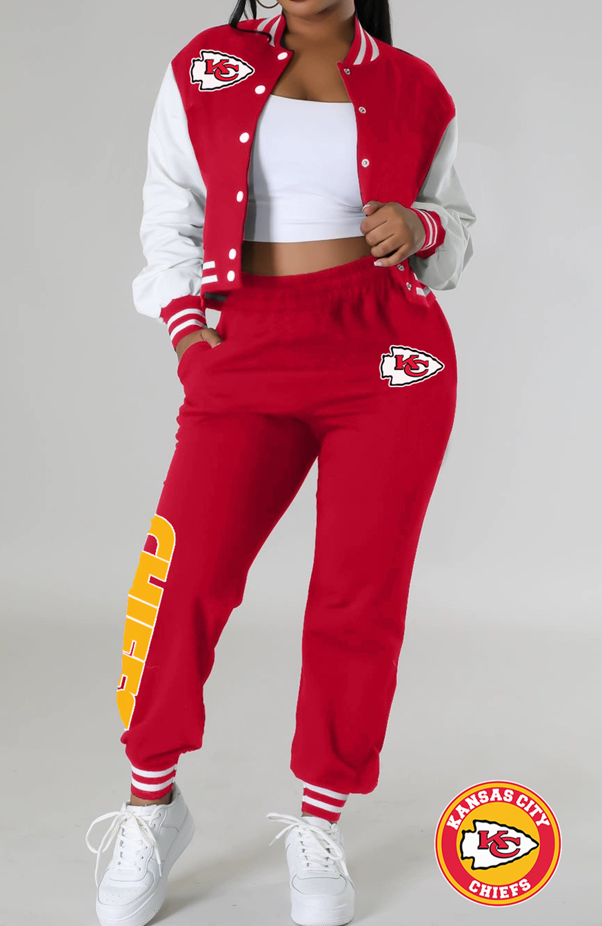 Kansas City Chiefs 2pcs Casual Set - fitnfan