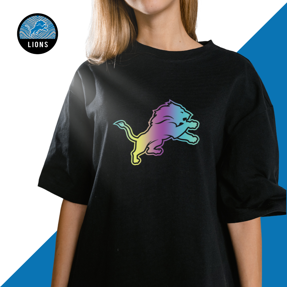 Reflective Laser Print T-shirt - fitnfan