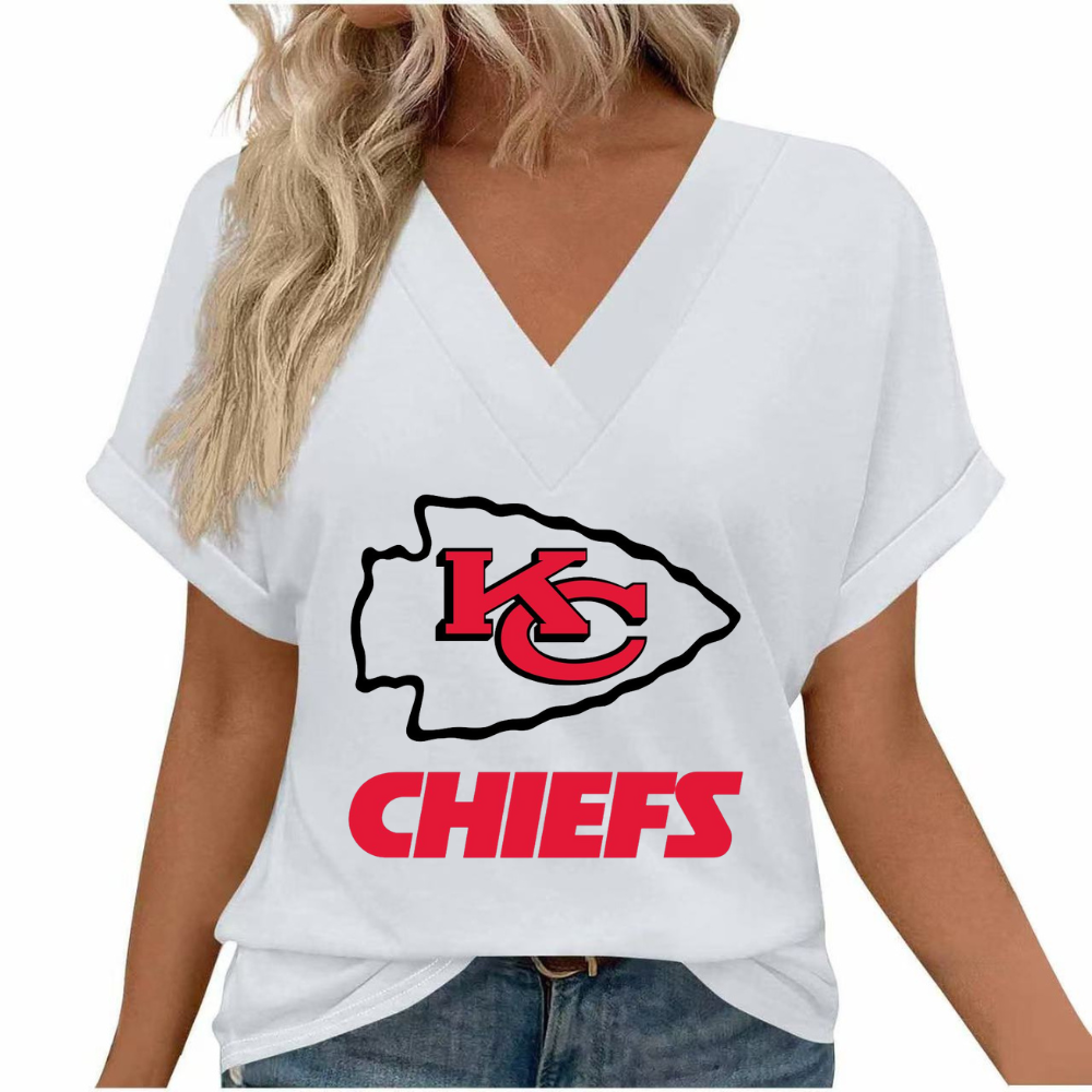 T Shirts for Women Short Sleeve V Neck Tshirts Loose Fit Lightweight Soft Casual Summer Spring Tee Tops - fitnfan