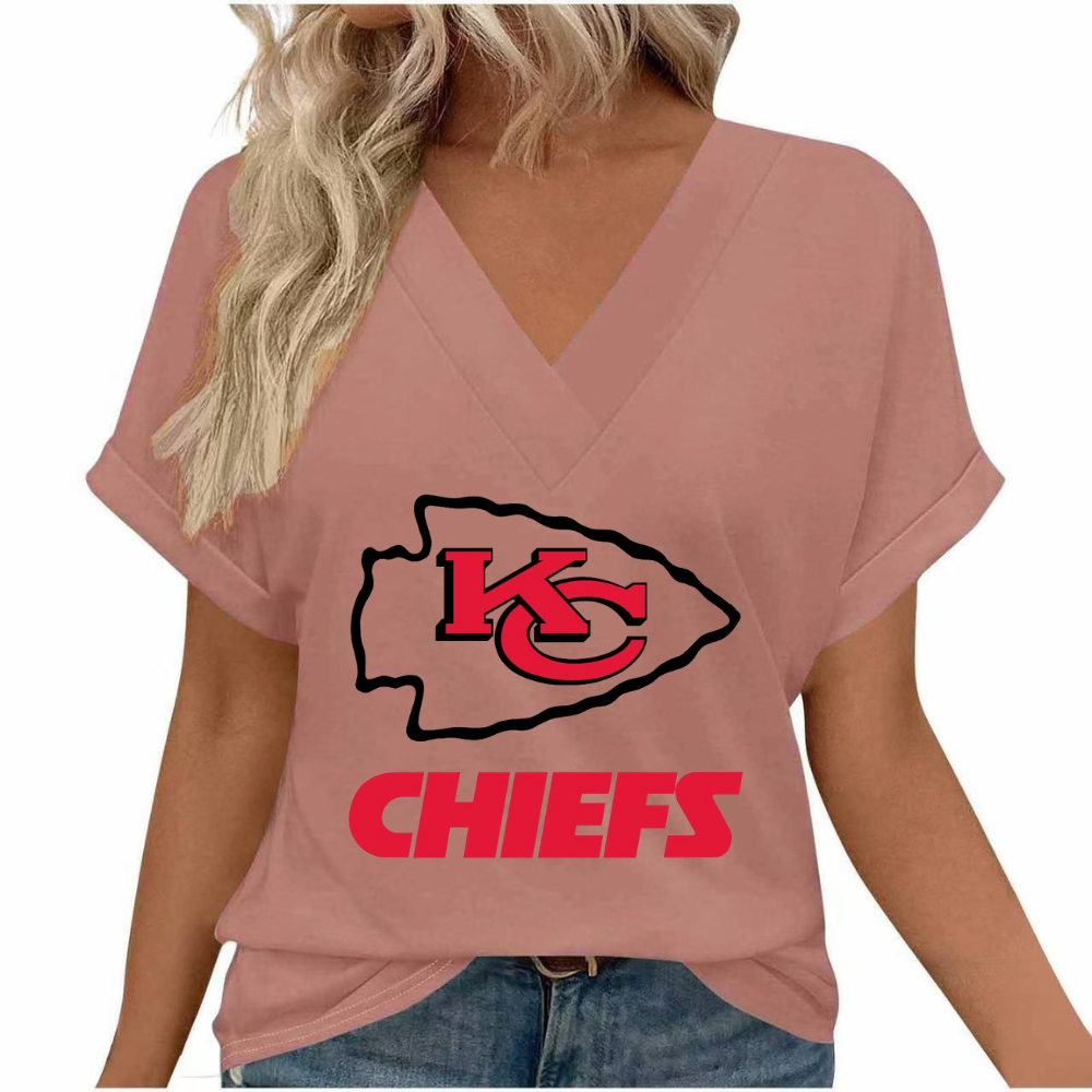 T Shirts for Women Short Sleeve V Neck Tshirts Loose Fit Lightweight Soft Casual Summer Spring Tee Tops - fitnfan