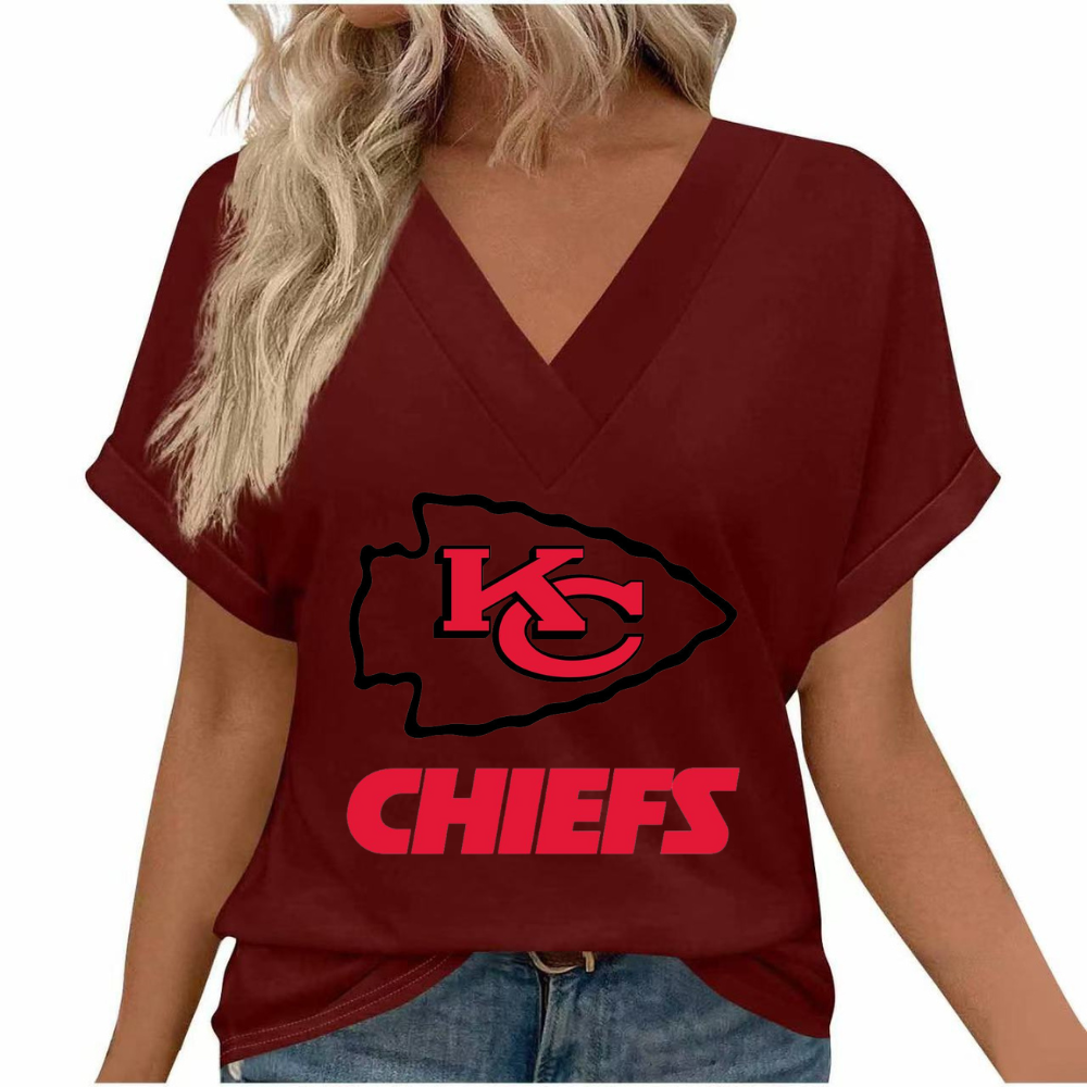 T Shirts for Women Short Sleeve V Neck Tshirts Loose Fit Lightweight Soft Casual Summer Spring Tee Tops - fitnfan