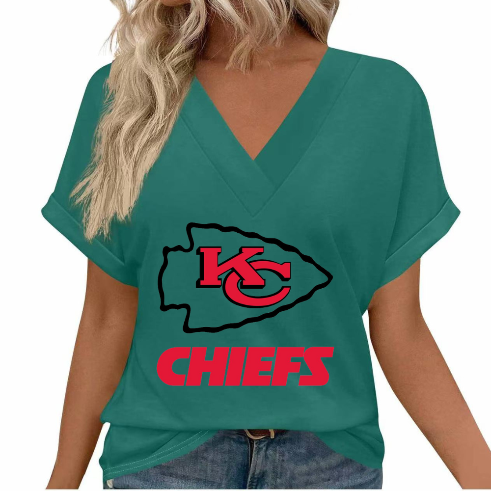 T Shirts for Women Short Sleeve V Neck Tshirts Loose Fit Lightweight Soft Casual Summer Spring Tee Tops - fitnfan
