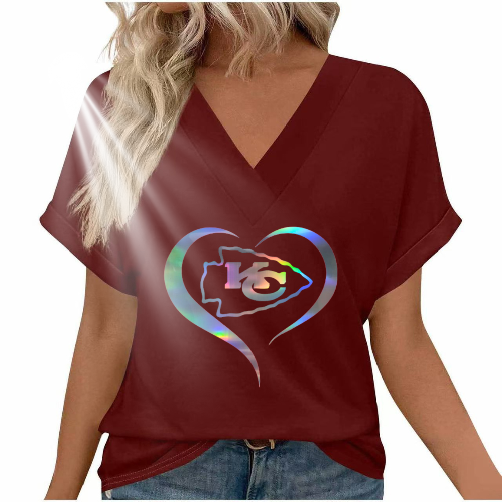 Reflective laser print short sleeve - fitnfan
