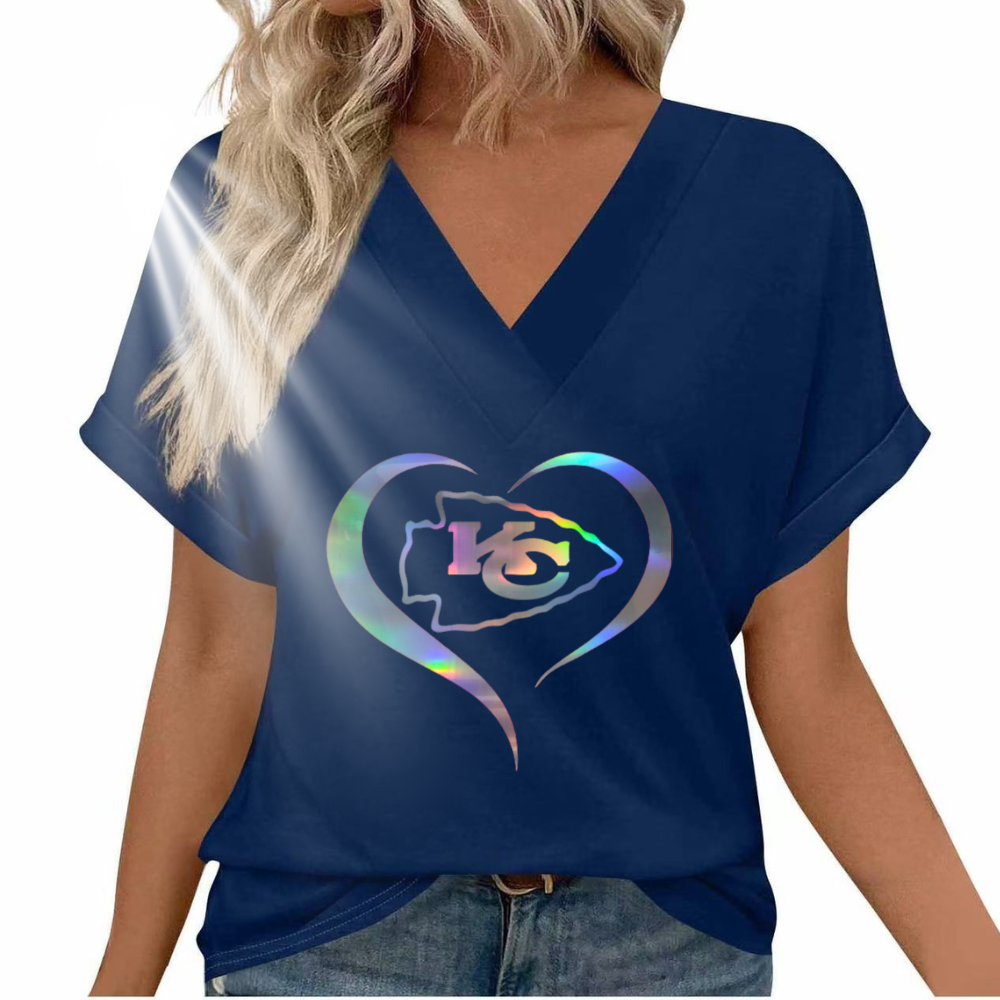 Reflective laser print short sleeve - fitnfan