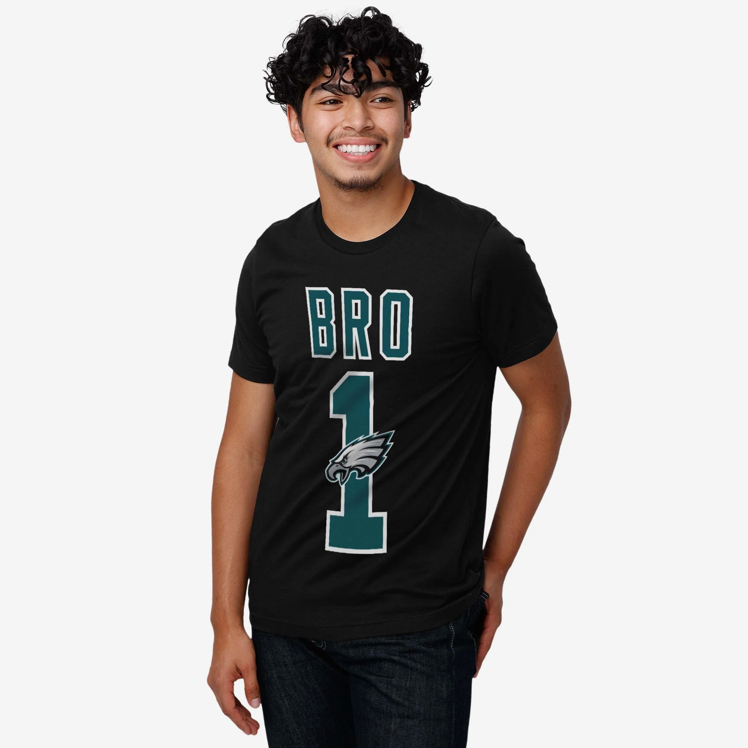 Philadelphia Eagles Number 1 Bro T-Shirt - fitnfan