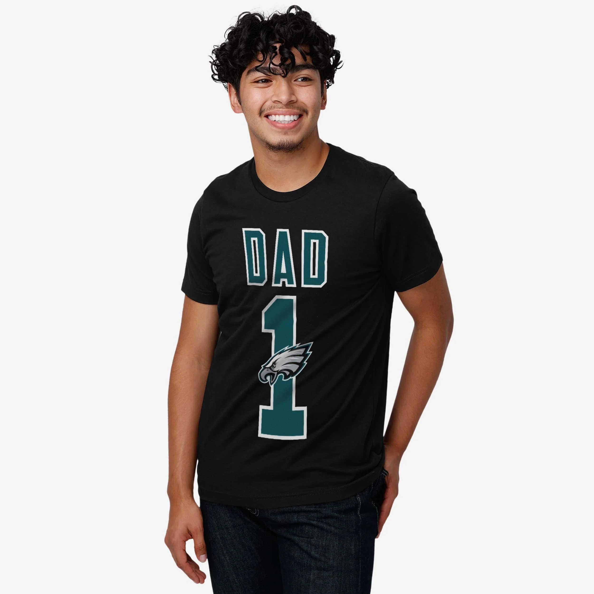 Philadelphia Eagles Number 1 Dad T-Shirt - fitnfan