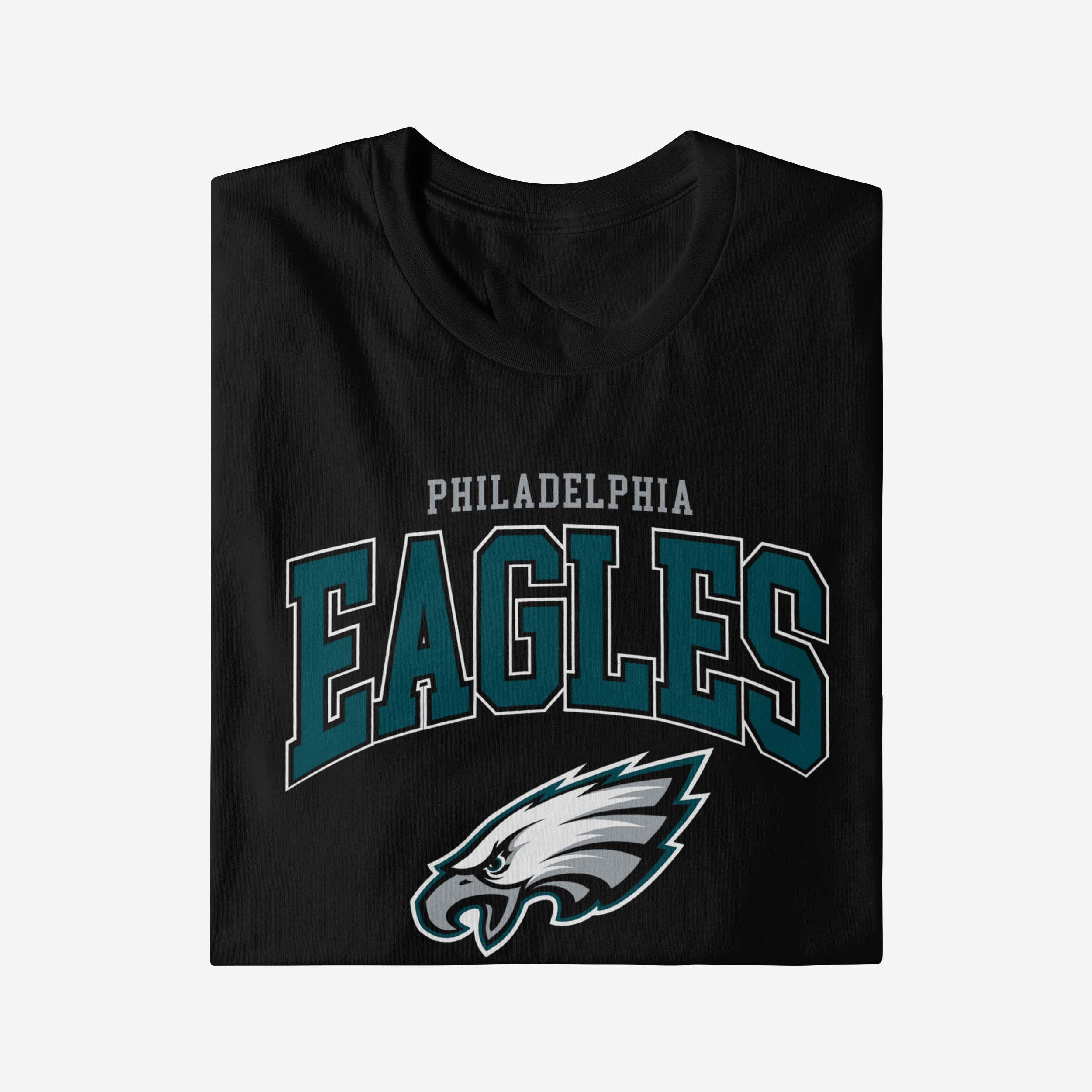 Philadelphia Eagles Classic Arched Logo Long Sleeve T-Shirt - fitnfan
