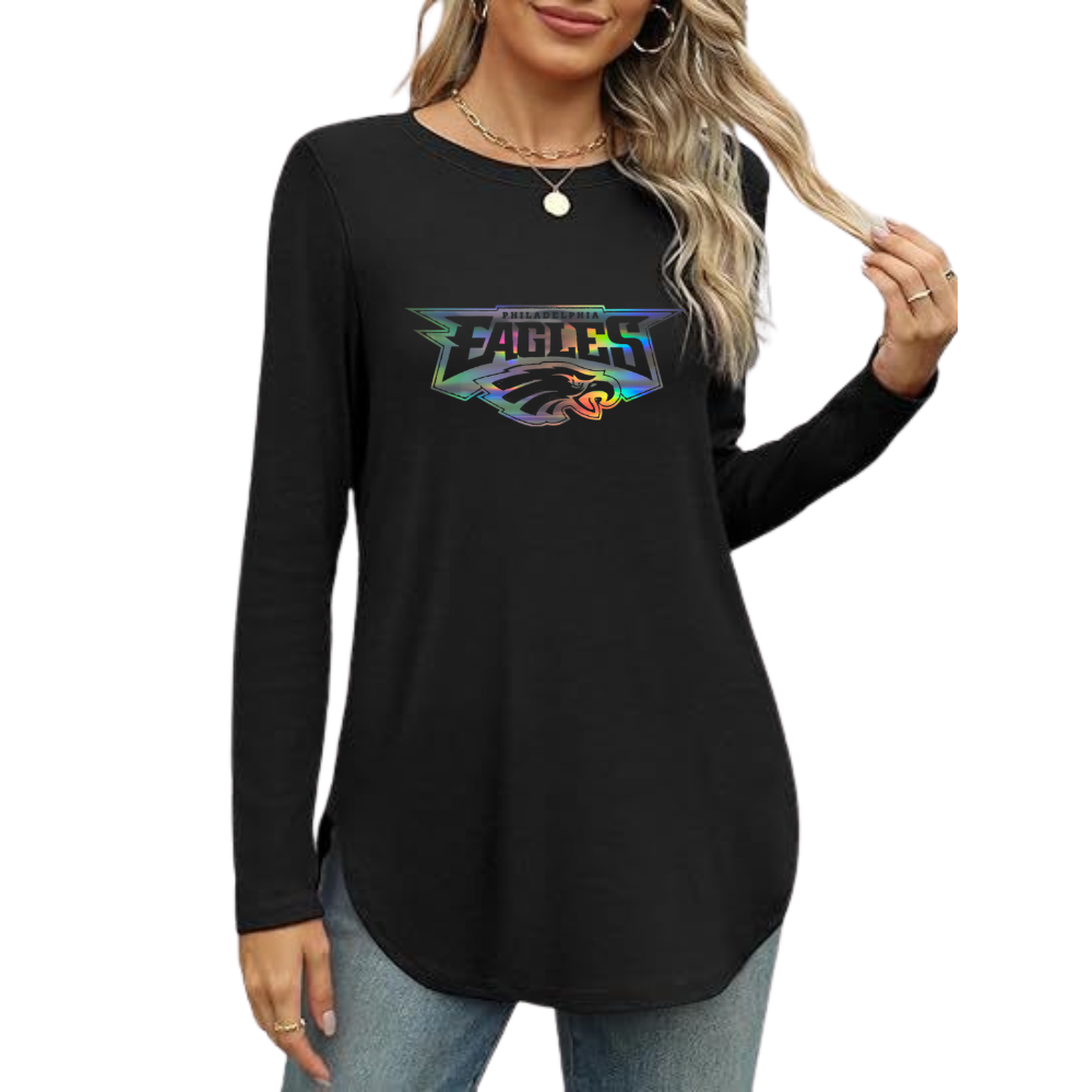 Reflective laser print fashion sports short sleeve - fitnfan