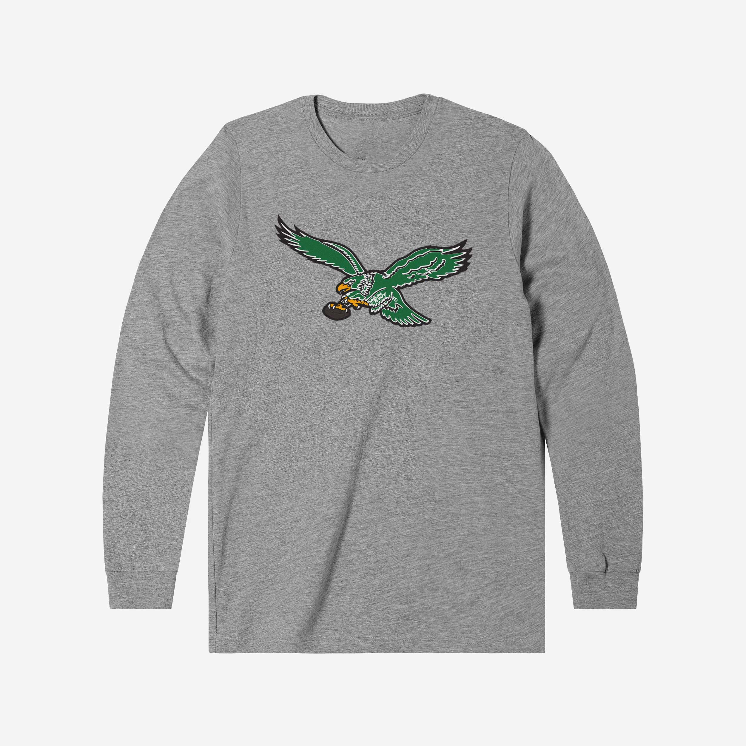 Philadelphia Eagles 1987 Retro Logo Long Sleeve T-Shirt - fitnfan