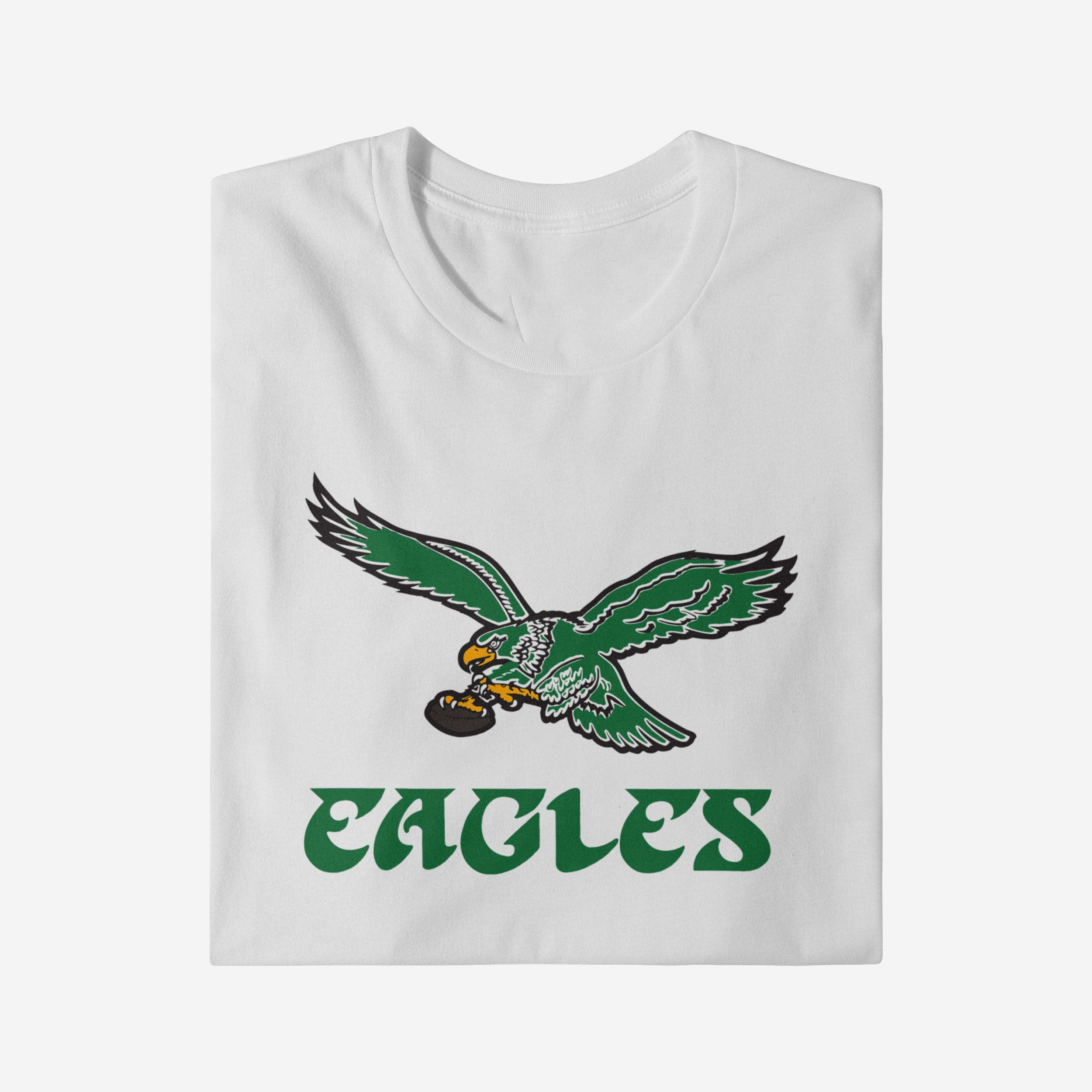Philadelphia Eagles Retro Logo Lockup T-Shirt - fitnfan