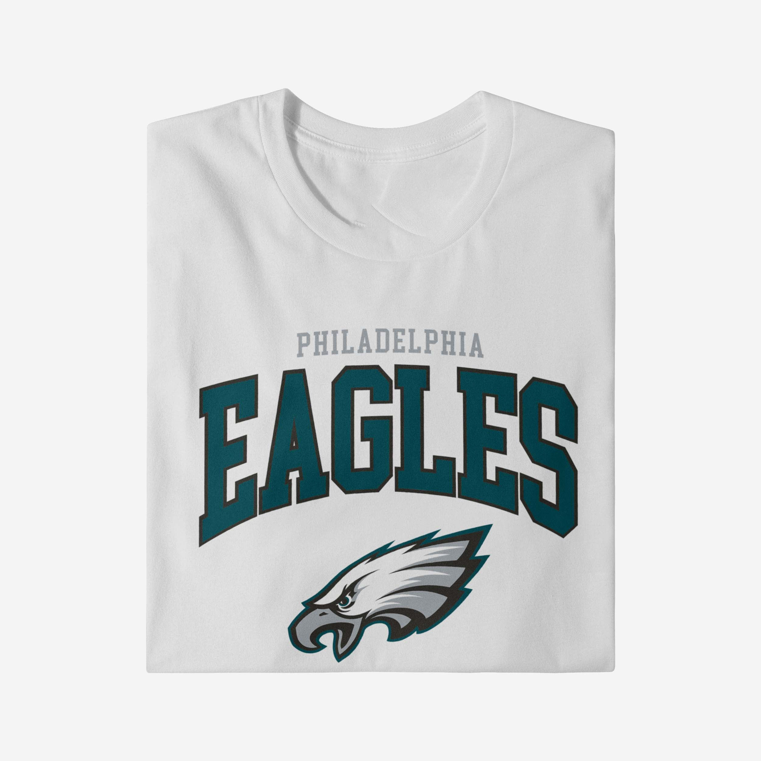 Philadelphia Eagles Classic Arched Logo Long Sleeve T-Shirt - fitnfan