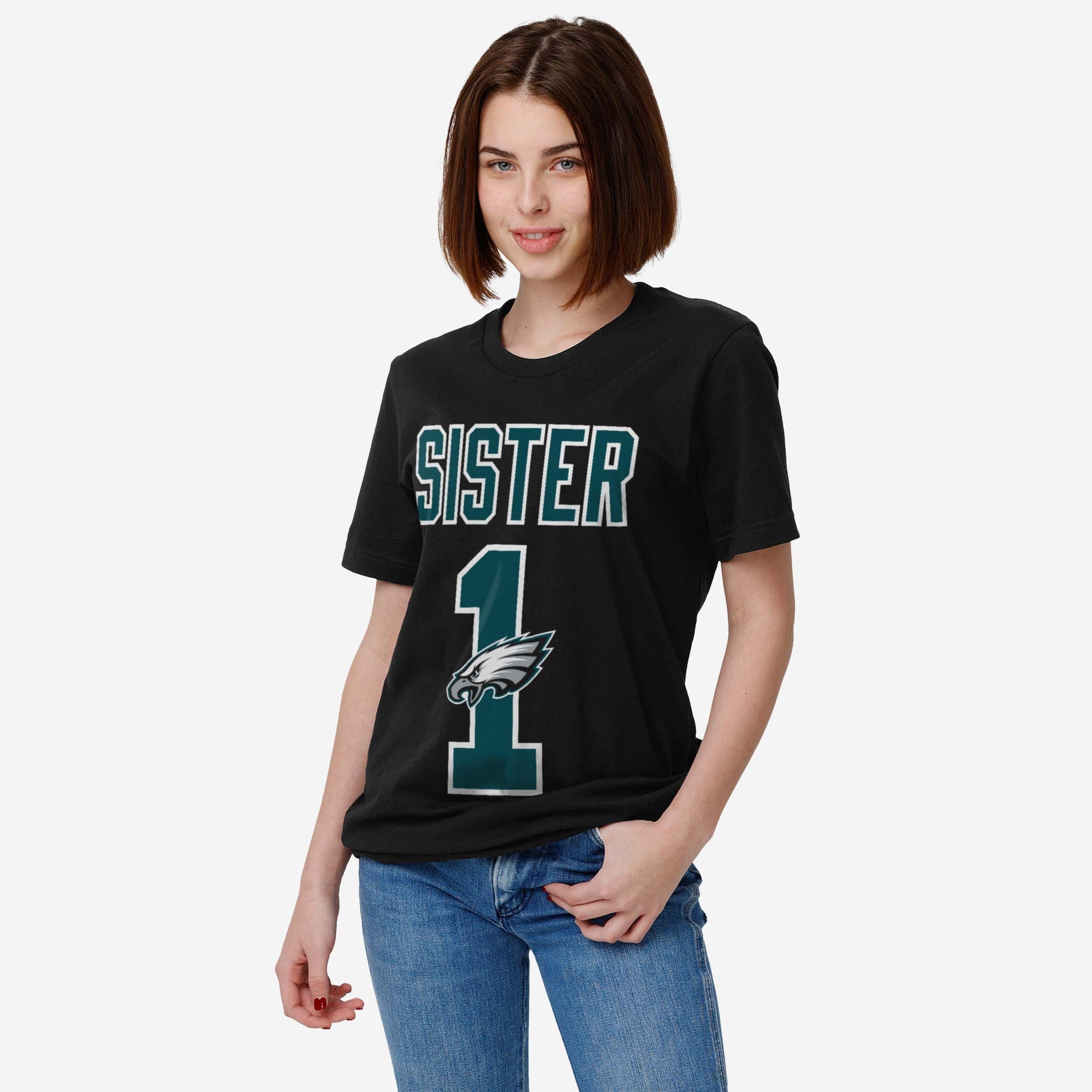 Philadelphia Eagles Number 1 Sister T-Shirt - fitnfan