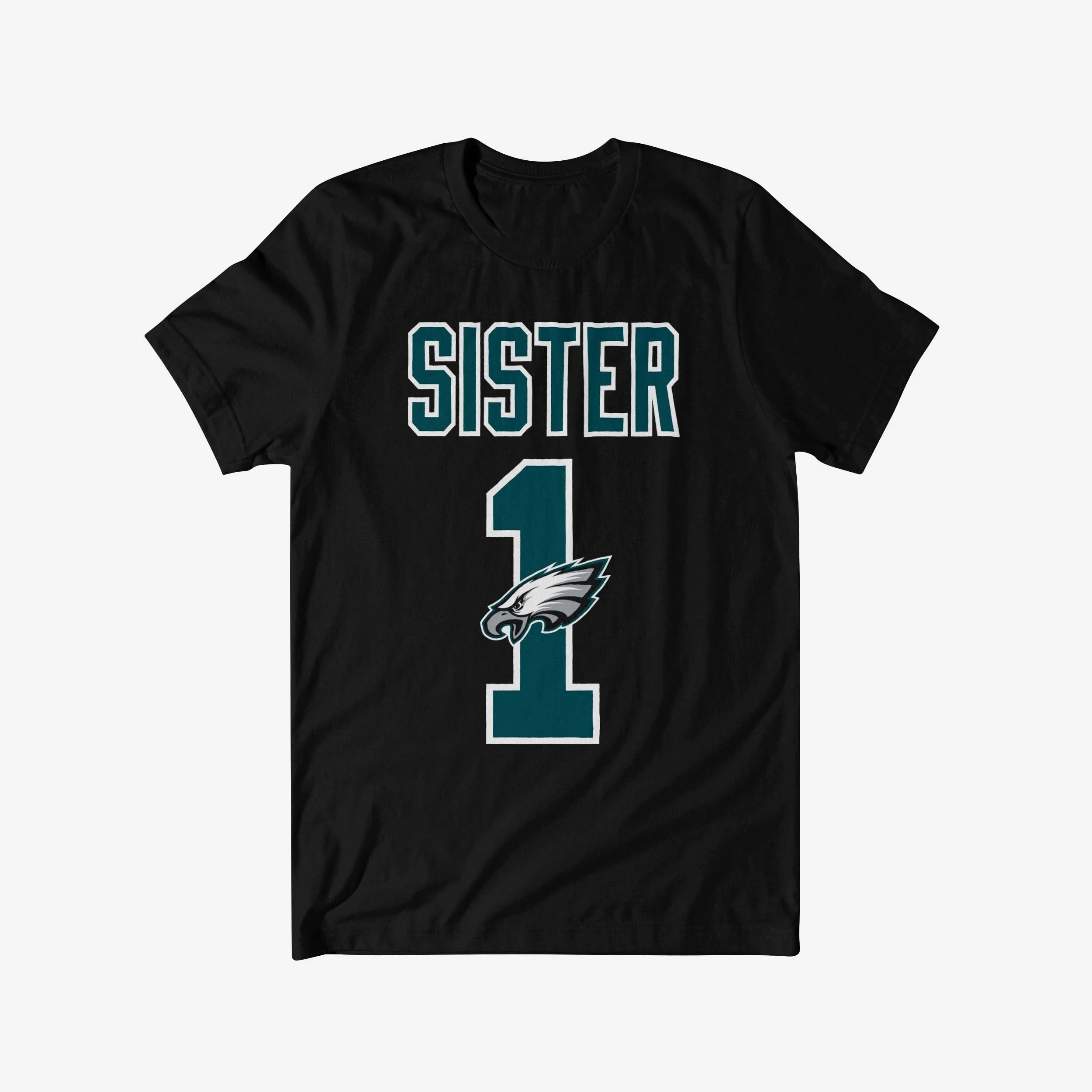 Philadelphia Eagles Number 1 Sister T-Shirt - fitnfan
