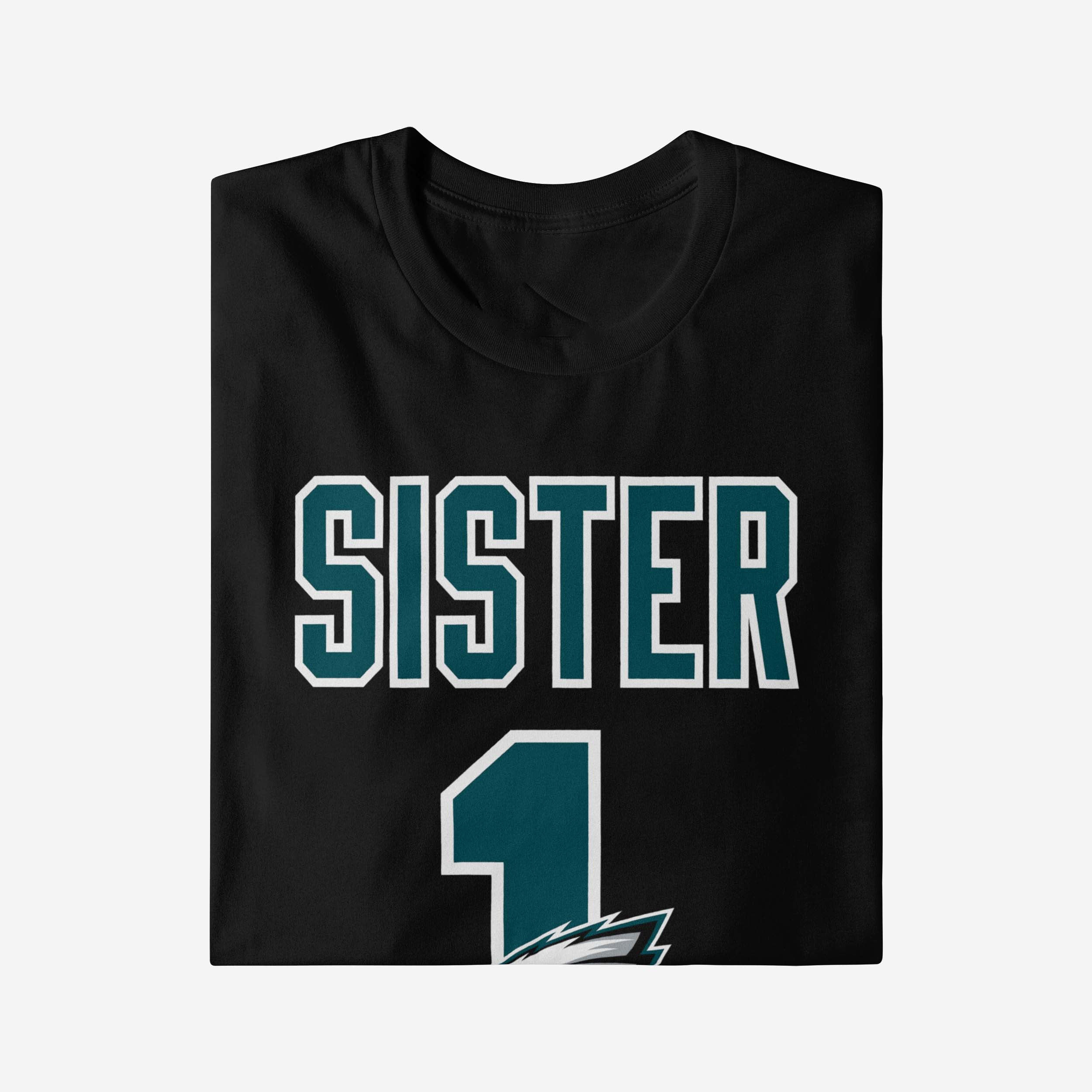 Philadelphia Eagles Number 1 Sister T-Shirt - fitnfan
