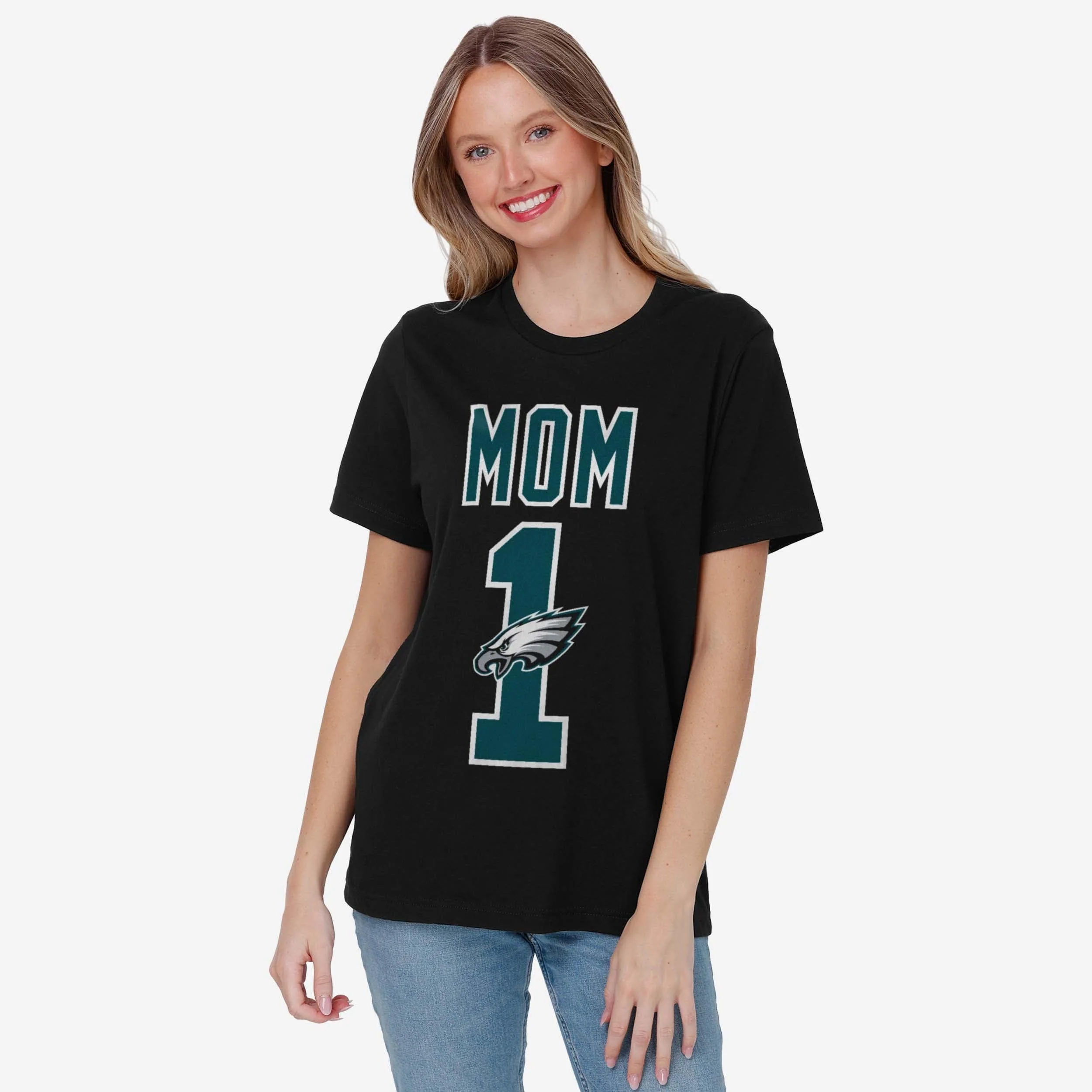 Philadelphia Eagles Number 1 Mom T-Shirt - fitnfan