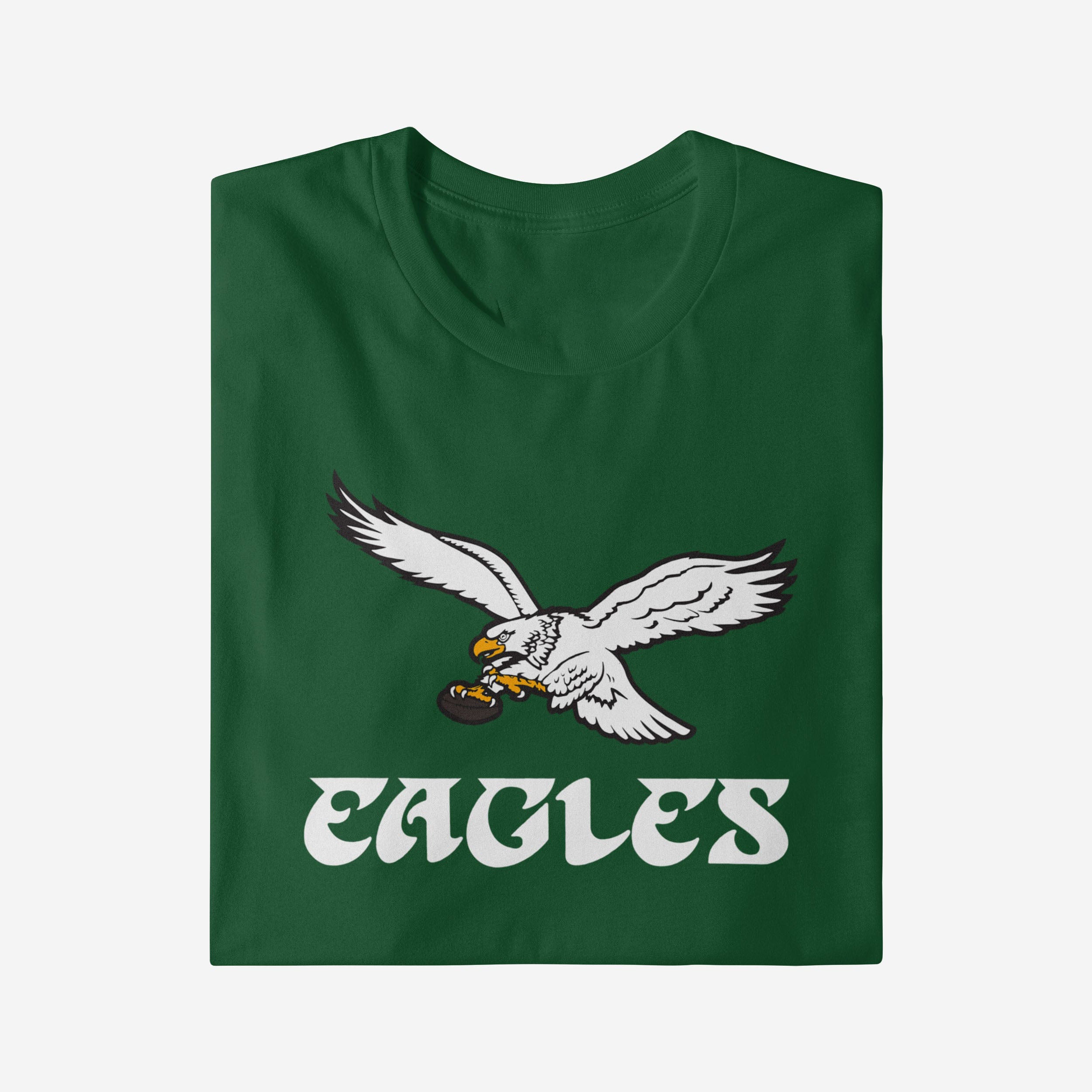 Philadelphia Eagles Retro Logo Lockup T-Shirt - fitnfan