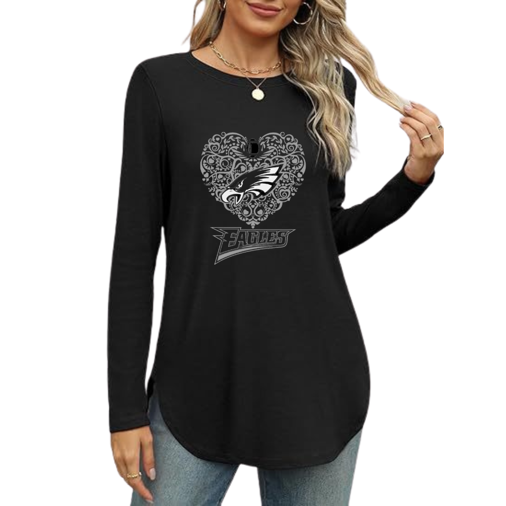 Women's sweatshirt printed Casual wear - fitnfan