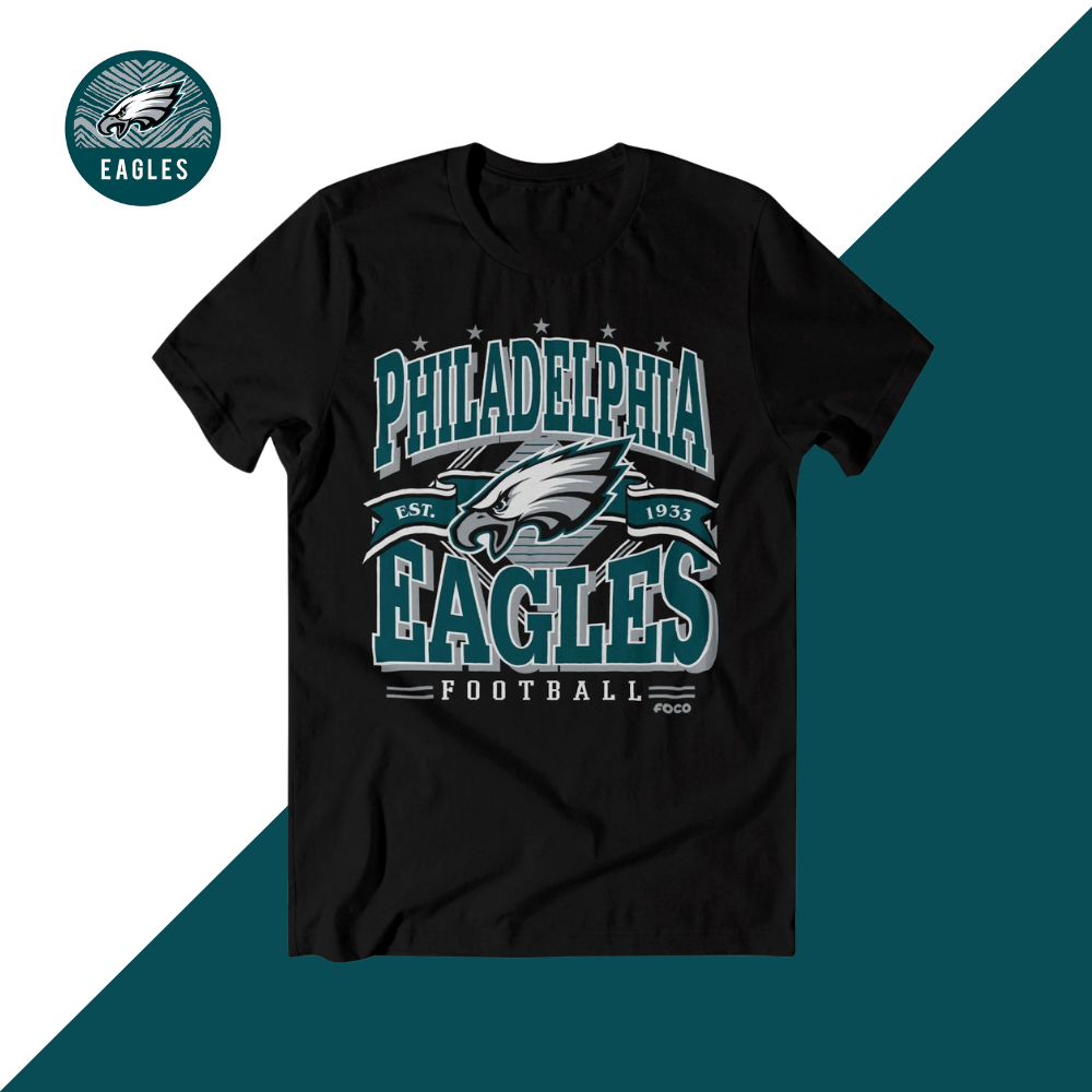 Philadelphia Eagles Established Banner T-Shirt - fitnfan