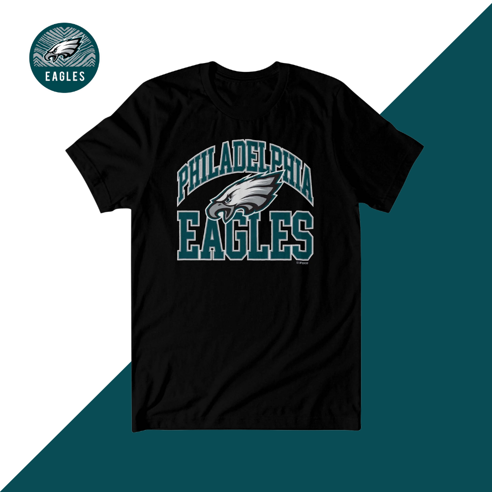Philadelphia Eagles Arched Wordmark T-Shirt - fitnfan