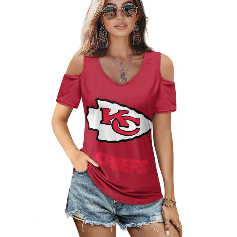 Off-the-shoulder short-sleeved - fitnfan