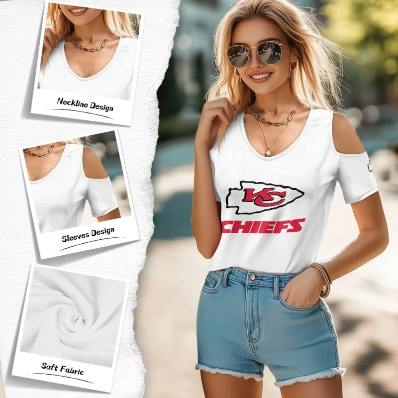 Off-the-shoulder short-sleeved - fitnfan