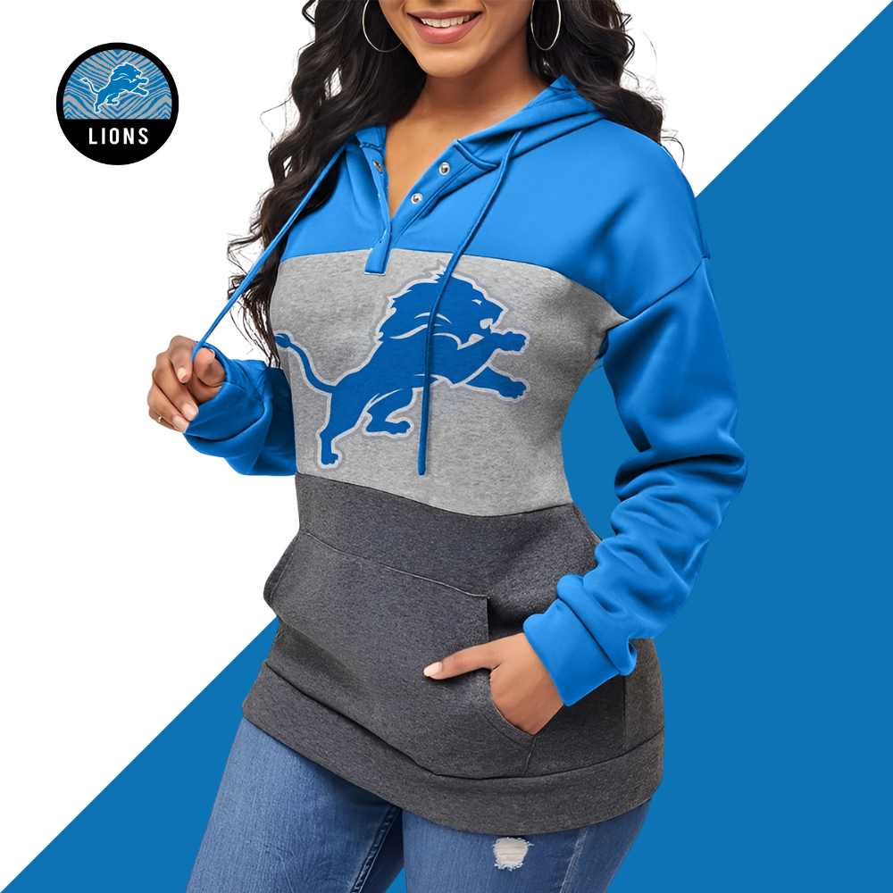 Women's Colorblock Drawstring Hoodie - fitnfan