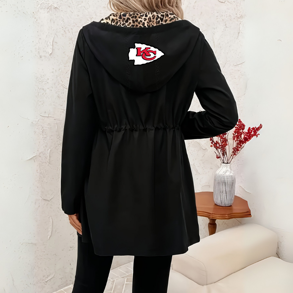 Women's Long Sleeve Hooded Double-Sided Pocket - fitnfan
