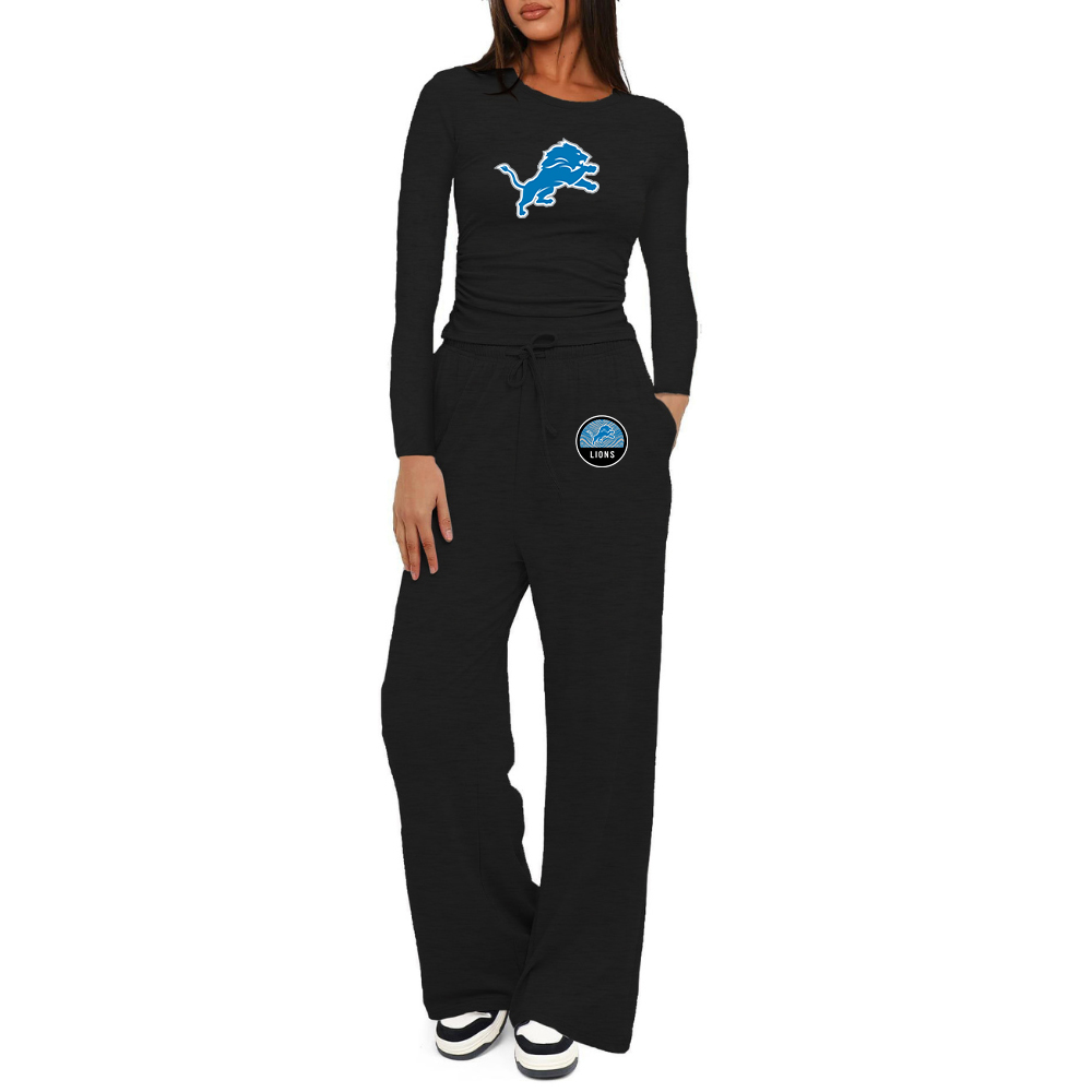 2025 New Sports Casual Set-Detroit Lions - fitnfan
