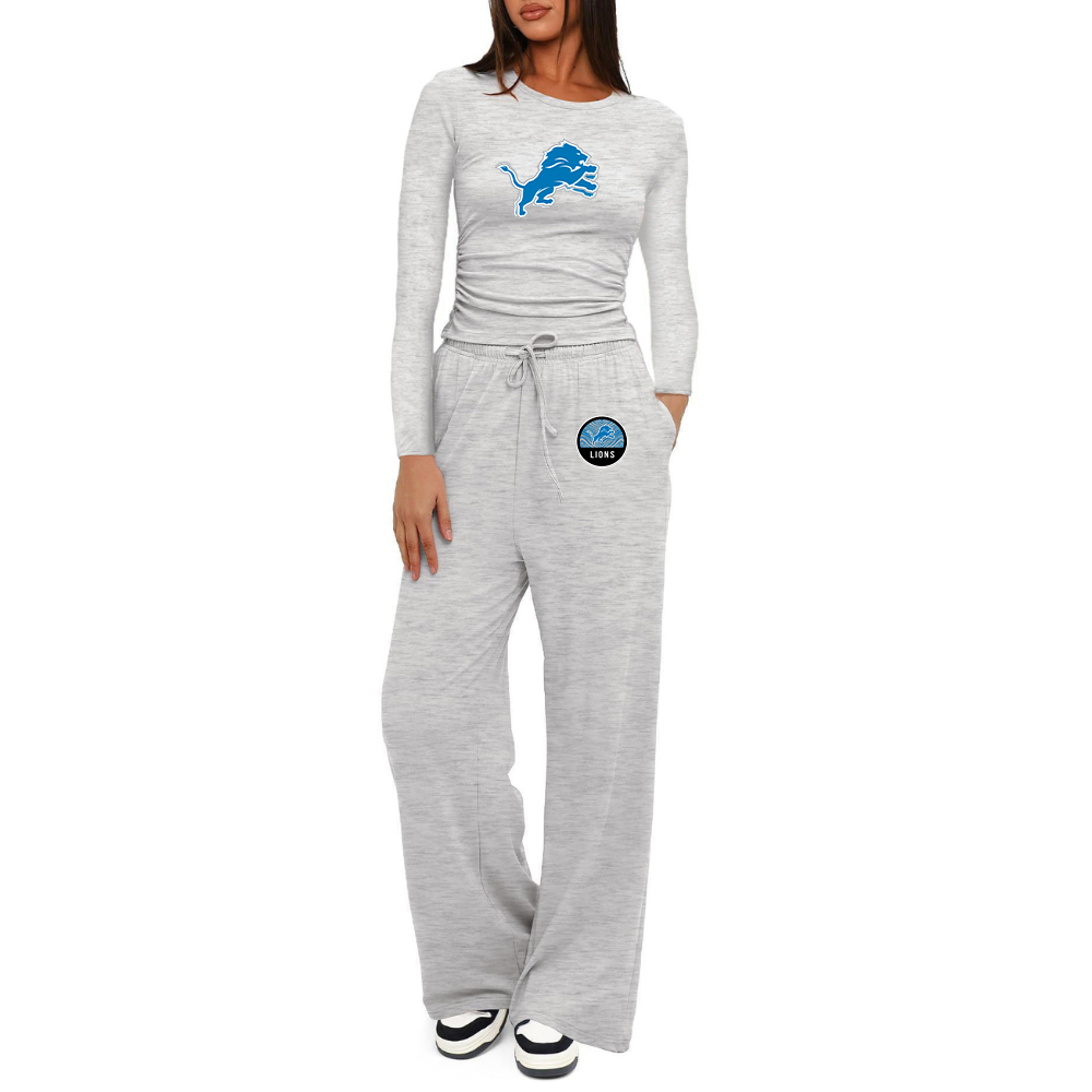 2025 New Sports Casual Set-Detroit Lions - fitnfan