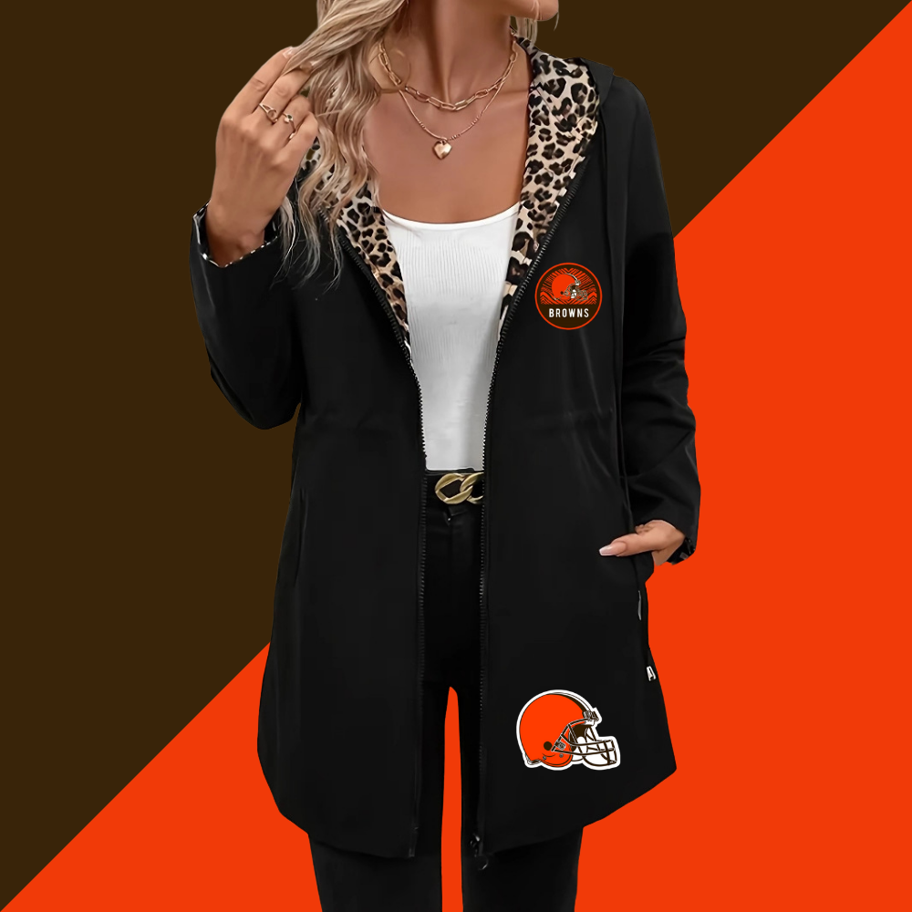 Women's Long Sleeve Hooded Double-Sided Pocket - fitnfan