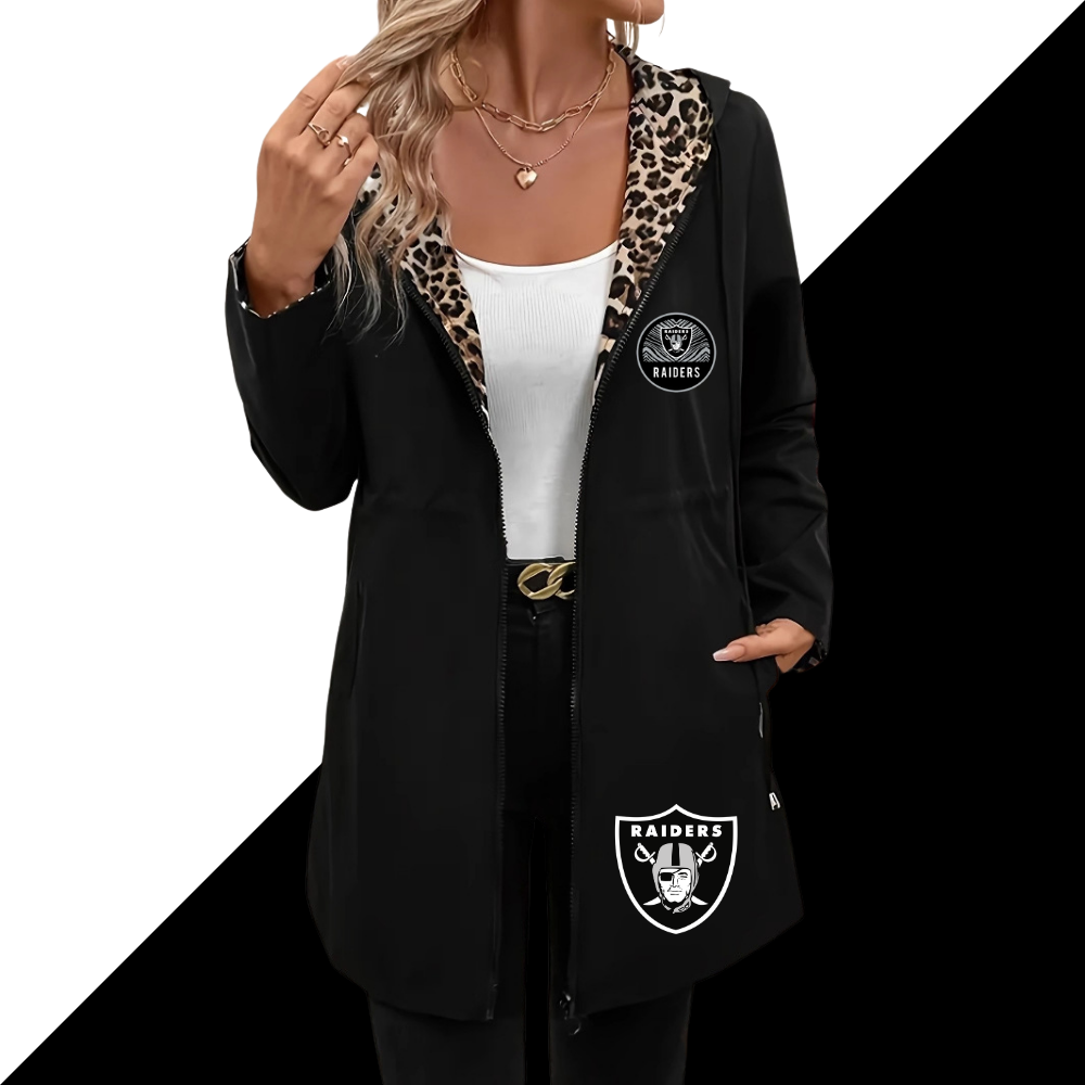 Women's Long Sleeve Hooded Double-Sided Pocket - fitnfan