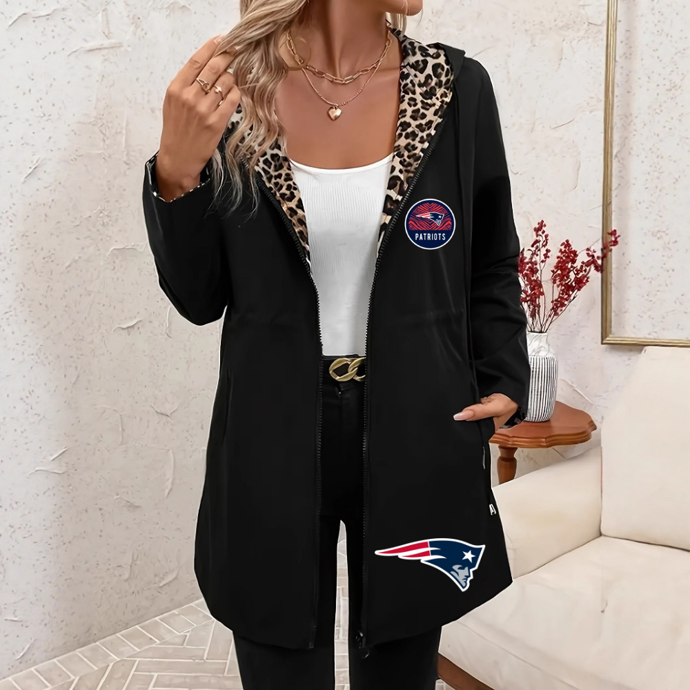 Women's Long Sleeve Hooded Double-Sided Pocket - fitnfan