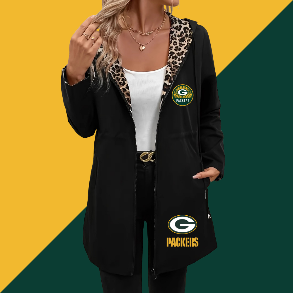 Women's Long Sleeve Hooded Double-Sided Pocket - fitnfan