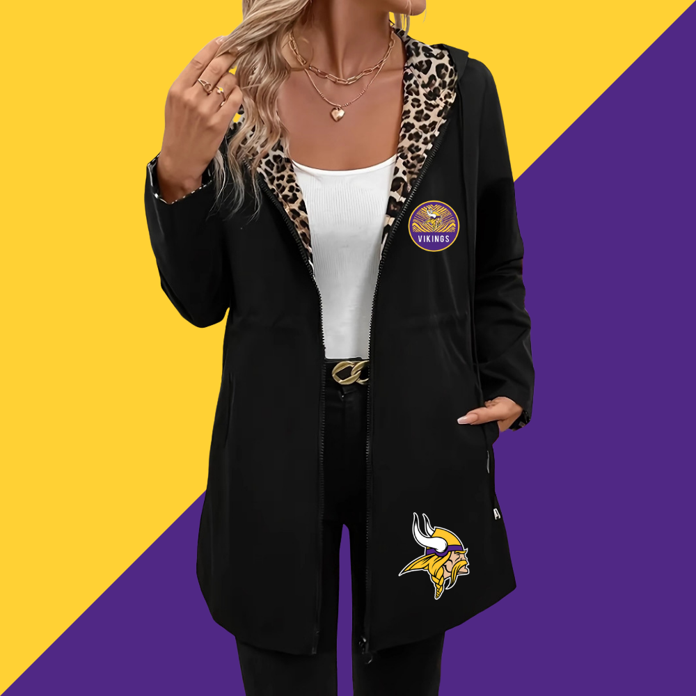 Women's Long Sleeve Hooded Double-Sided Pocket - fitnfan