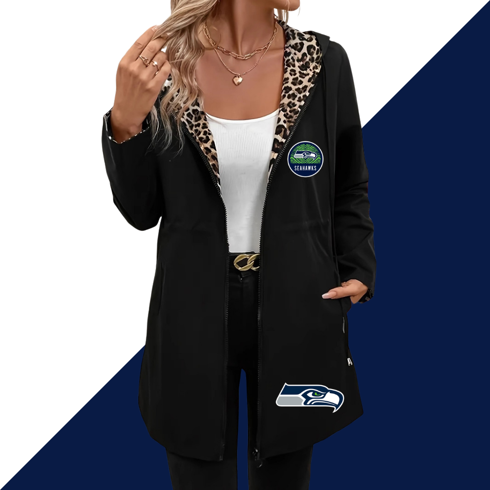 Women's Long Sleeve Hooded Double-Sided Pocket - fitnfan