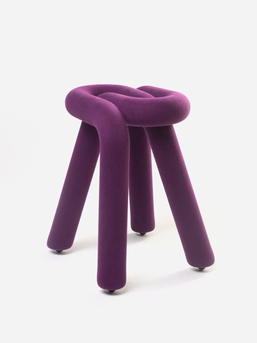 Moustache Bold Stool Purple