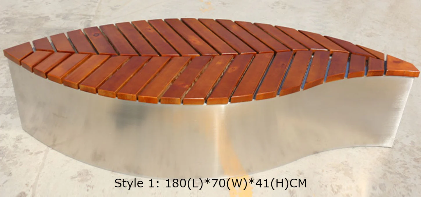 Zane Stainless Steel Outdoor Bench