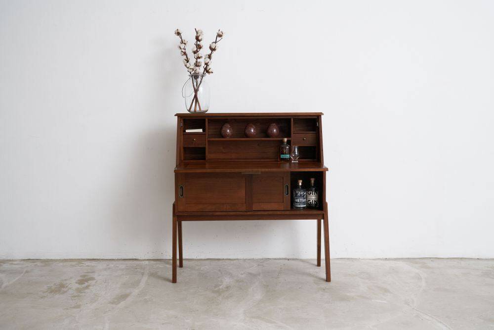 Dropleaf Desk with Compass Legs (Pre-Order)