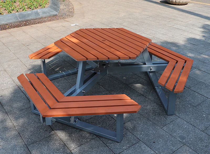 Titus 6 Seater Outdoor Table And Bench Set