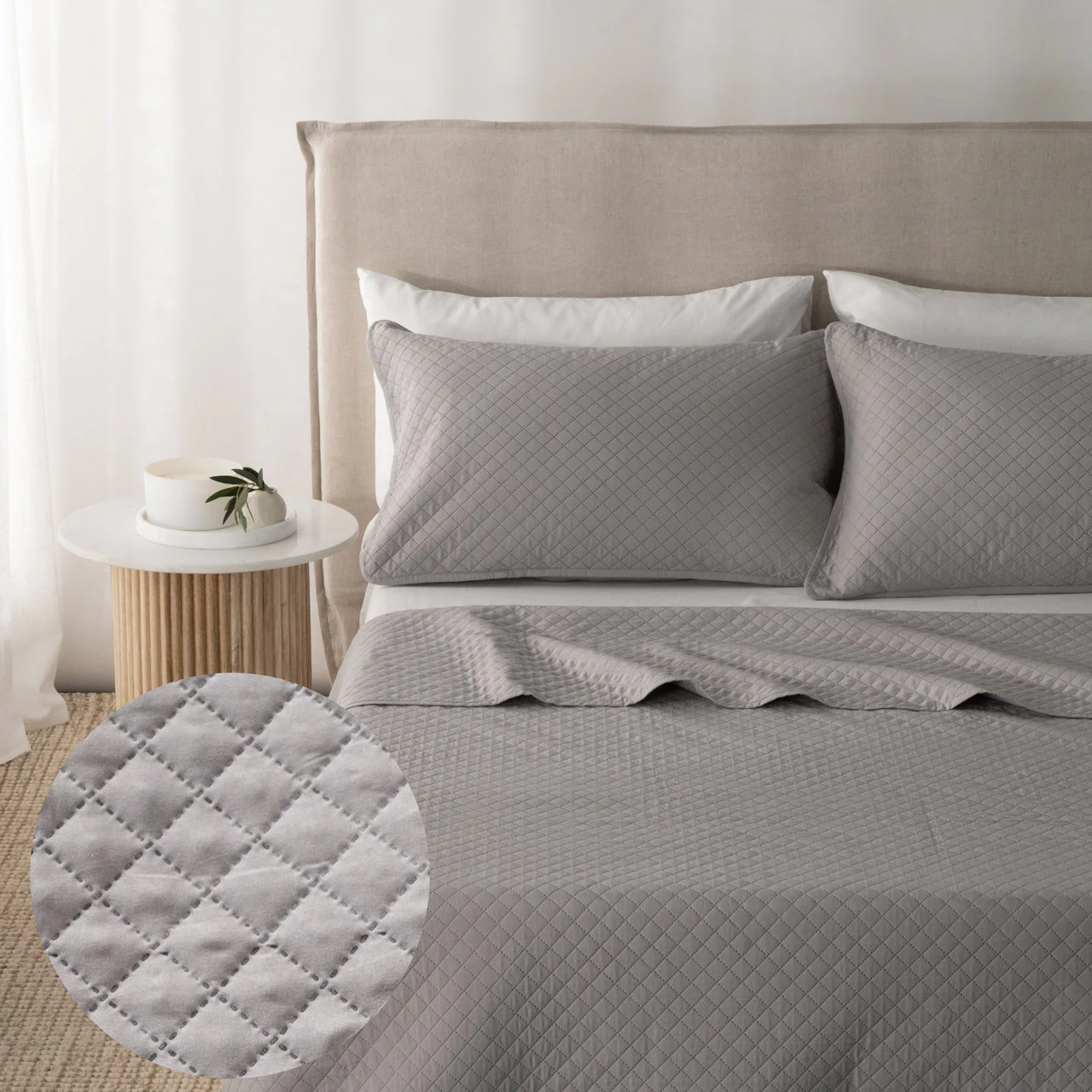 Robinsons Cloud Soft Microfibre Geo Comforter Set Core Collection (Bed Cover, Blanket, Bed Quilt)