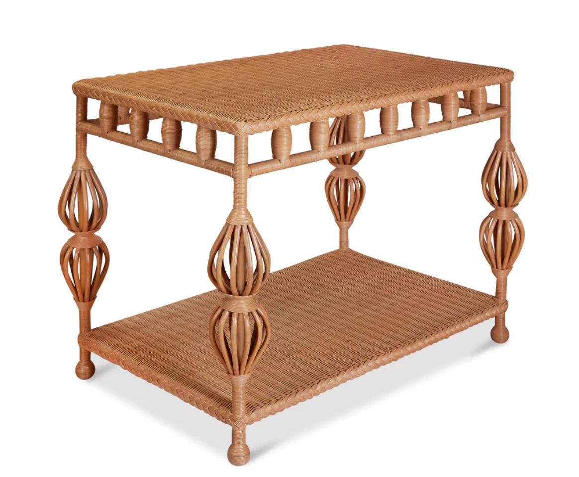 Kenan Side Table - Rattan