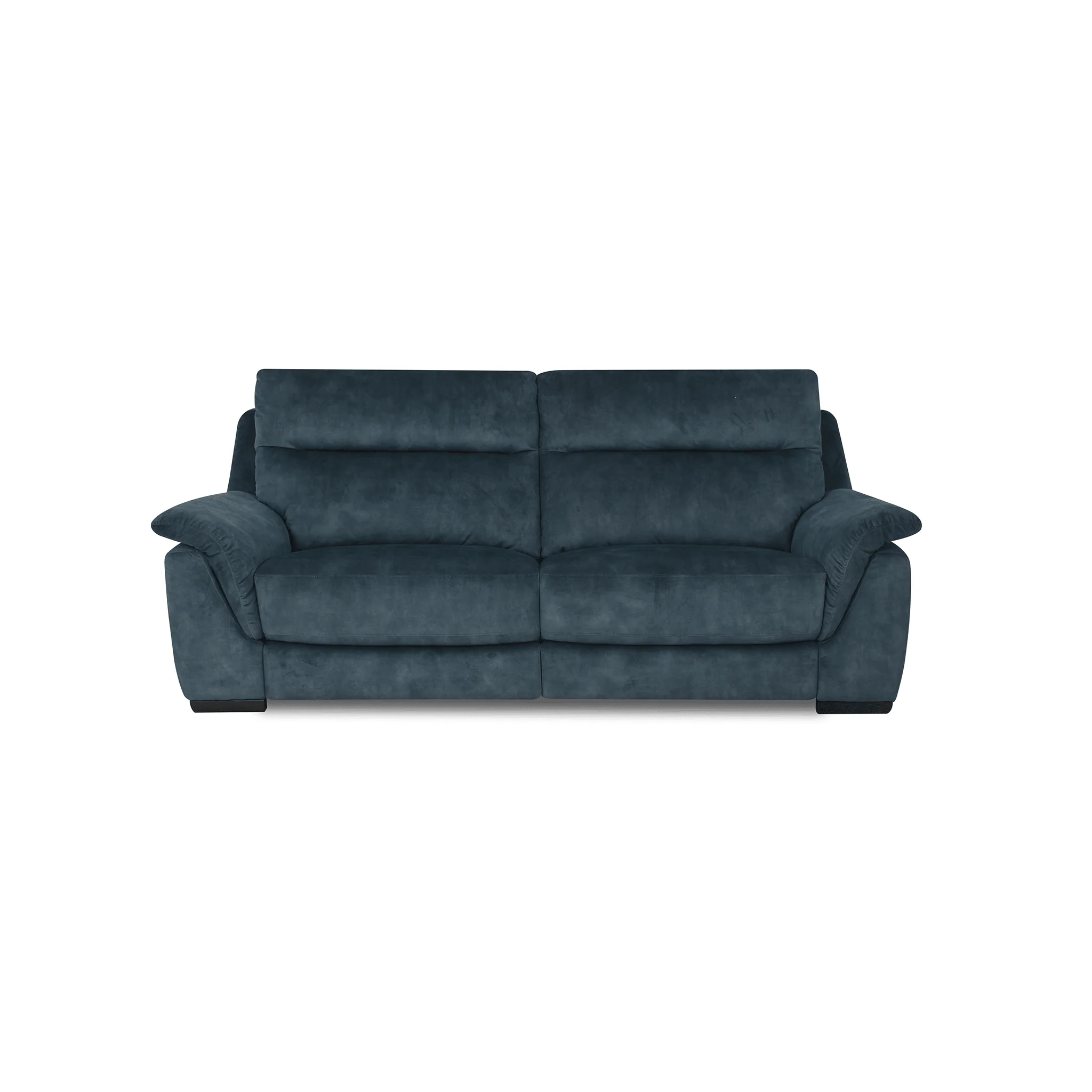 Online Special: Dark Blue 2.5 Seater Recliner Fabric Sofa, W230cm